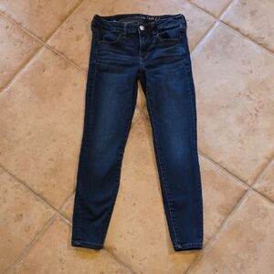 American Eagle Outfitters Dark Blue Skinny Jeans